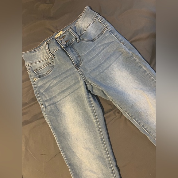 Stretchy blue denim jeans - Picture 3 of 4